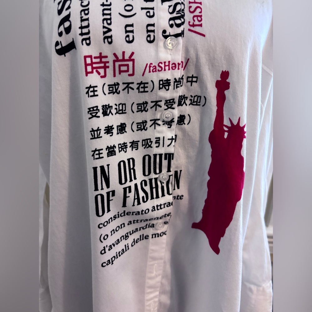 NEW YORK AND COMPANY Oversized Blouse - Picture 4 of 15